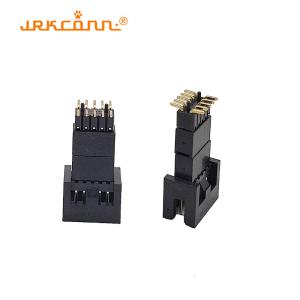 Spacing 2.54 Mm Smt Smd Box Header Connectors With Straight Inner Peg