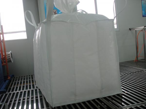 Quality 100% virgin PP FIBC Bulk Bags 4 Panel anti static conductive for sale