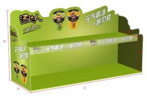 Supermarket PVC Display Stand Offset Printing Pretty Darn Quick Display