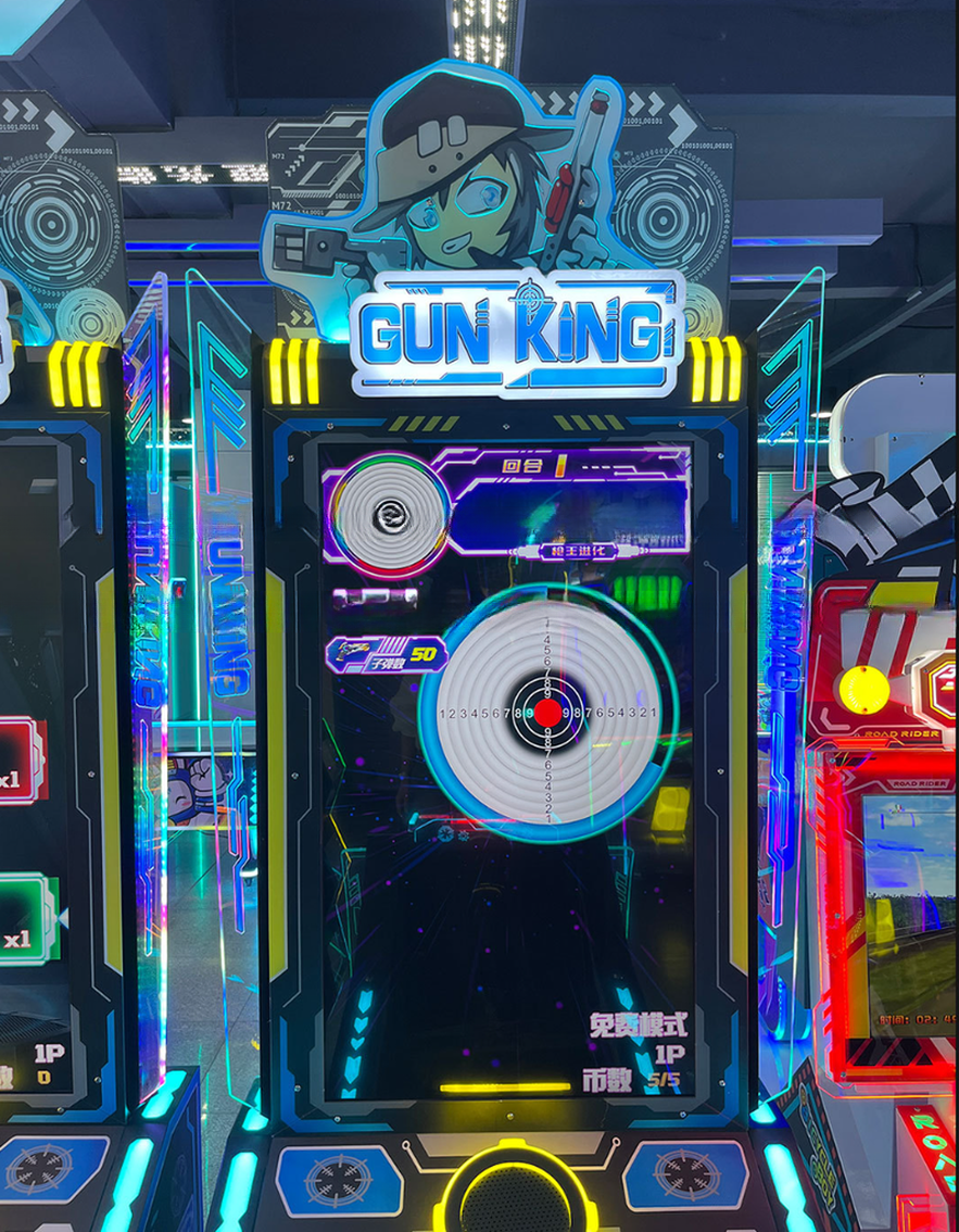 Fast Gunman Shooting Arcade Game Machine Gun King Game With US Plug