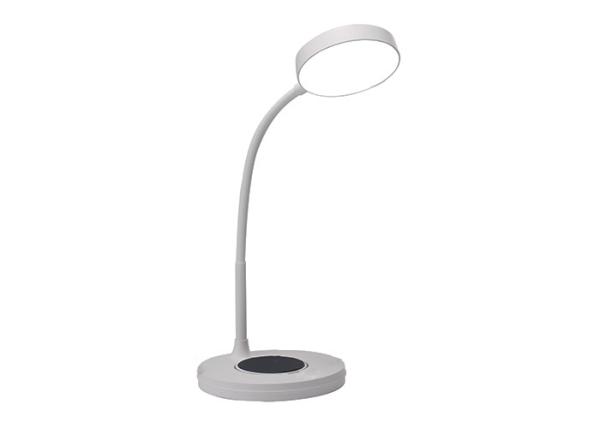 Quality rechargeable Wireless LED Table Lamp gooseneck table lamp with usb charging port for sale