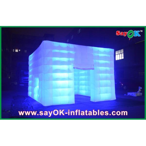Durable Waterproof Inflatable Air Tent Go Outdoors With Led Light Inflatable Cube Tent