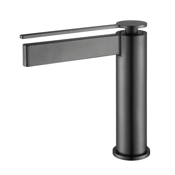 Hotel Villa Single Handle Basin Mixer Chrome Matte Black Bathroom Vessel Sink Faucet