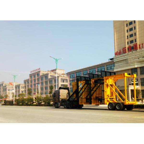 Full Automatic Mobile Asphalt Mixing Plant 1000 Kg / Batch Compact Design