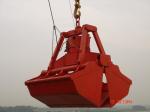 10 Cube Meter Electric Hydraulic Clamshell Grab Bucket For Bulk Materials