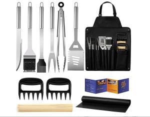 Wholesale Sliver Bbq Grilling Tools Set CIQ Approved Toxinfree Multifunctional from china suppliers