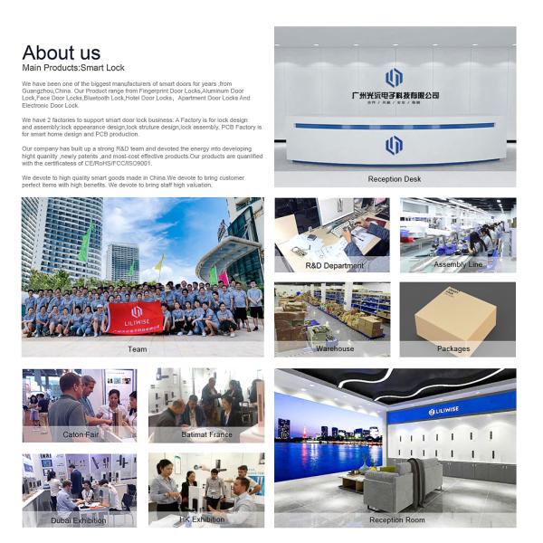 ODM Apartment Fully Automatic Door Lock Query Unlock Records Anytime