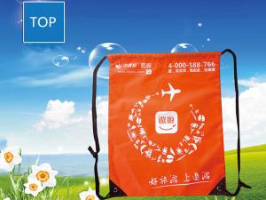 China Polyester Sport Drawstring Backpack Recycled Casual Outdoor Traveling on sale