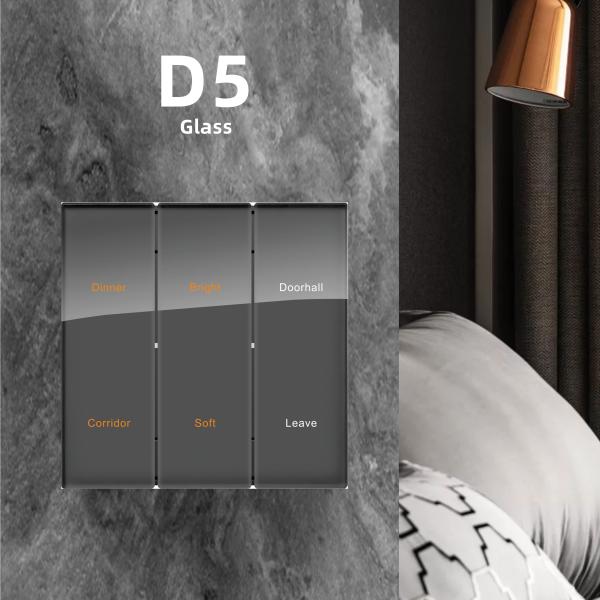 Quality Smart RS485 Programmable Wall Switch Digital Push Button Tact Switch for sale