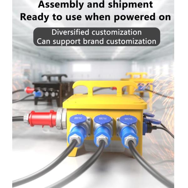 IP67 Portable Overhaul Power Box With Socket Waterproof Construction Site Distribution Box