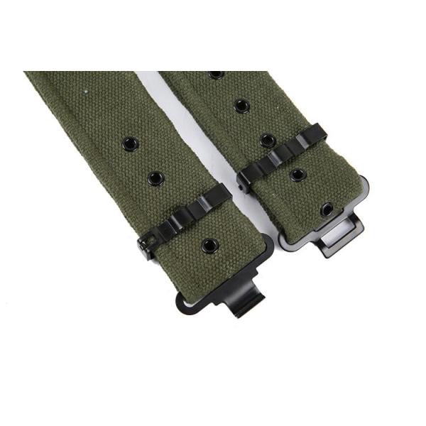 Cotton Army Elastic Belt Womens Military Elastic Waist Belt For Dresses