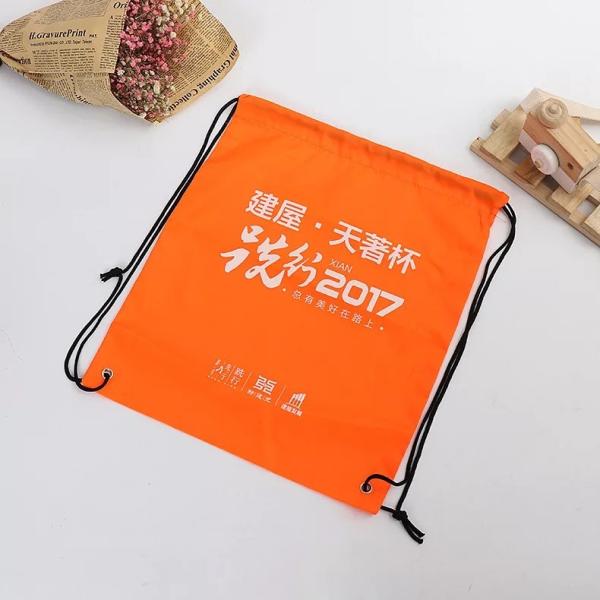 Quality Washable Athletic Drawstring Backpack / Fashion Durable Drawstring Backpack for sale