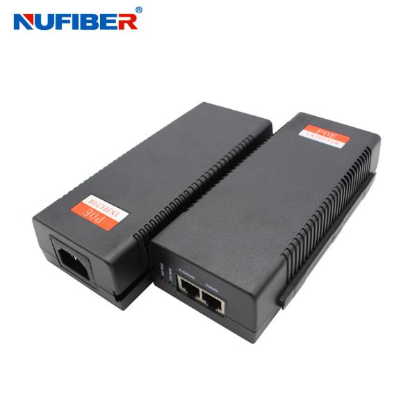 Quality Customized Data POE Injector / Adapter / Extender Single Port 30w 60w 90w for sale