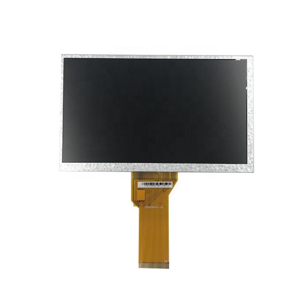 Quality FCC 800x480 500cd/M2 RGB 50Pins 7" TFT LCD Display for sale