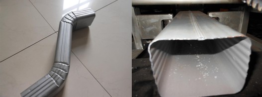 Aluminum Portable Small Down Pipe Roll Forming Machine For Water Pipe