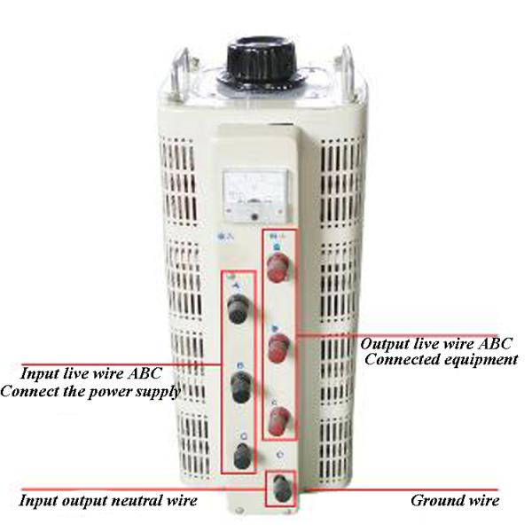 10KVA Laboratory Three Phase Voltage Regulator Single 220V/110V AC