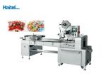 High Speed Horizontal Flow Wrap Machine , Large Screen Candy Pillow Pack Machine