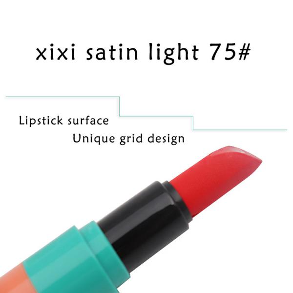 8×2cm 3C Color Herbal Matte Lip Stick Shell Long Lasting