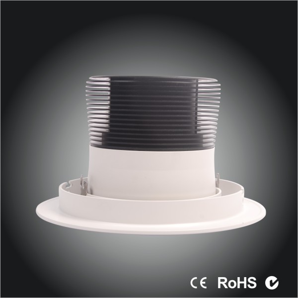 High Lumen 60W 6000Lm 205mm cut out 180 degree adjustable of Led recessed downlight 3 year warranty