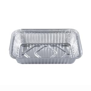 550ml Aluminum Foil Food Containers Takeout Food Packing Aluminium Disposable