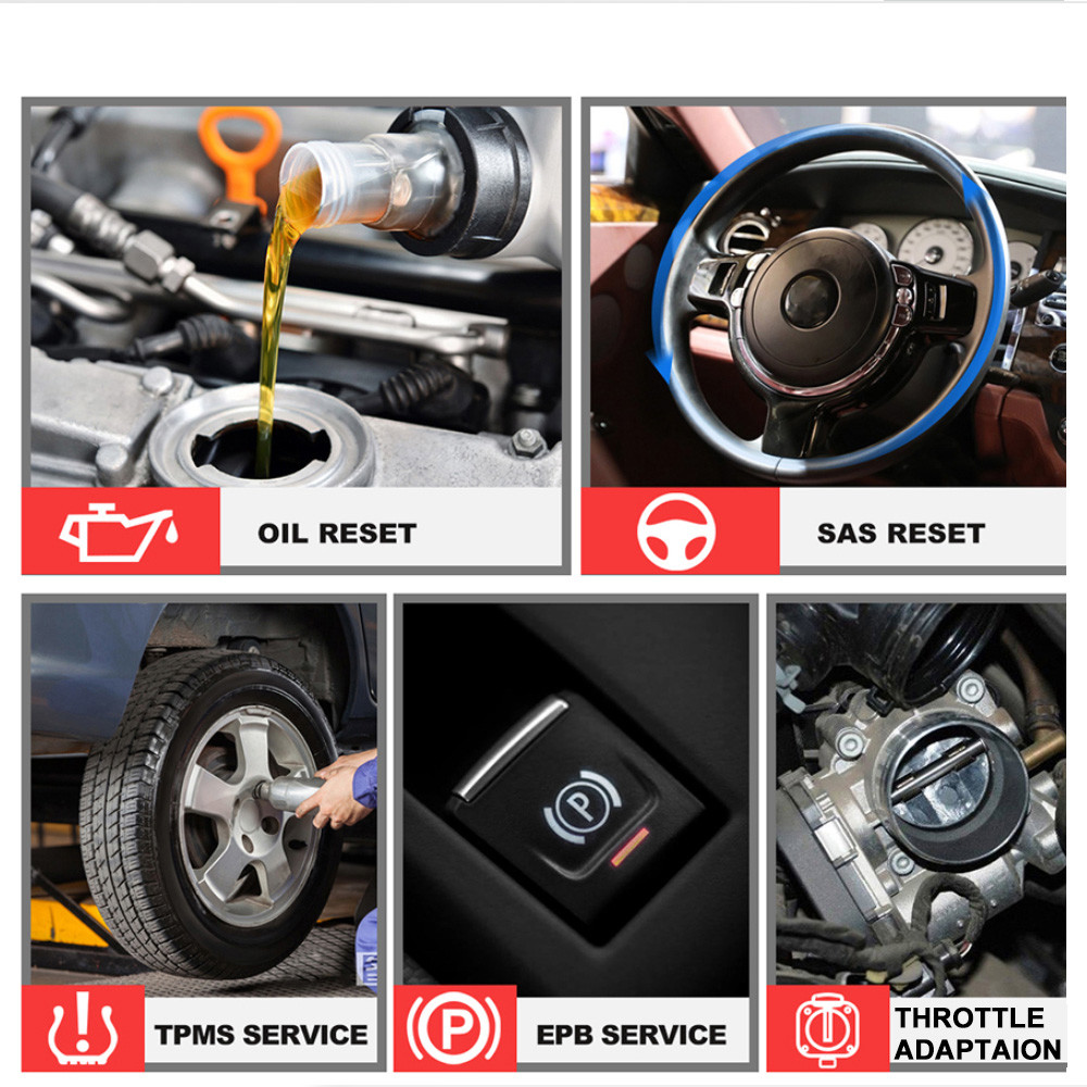 German vehicles Car Diagnostic Code Scanner device KW350 full system OBD2 EOBD protocol