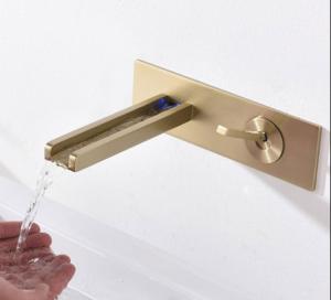 Wholesale LED Luminous Concealed Waterfall New Design Faucets from china suppliers