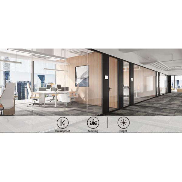 Conference Room solid partition wall sound proof steel panel with door accessories