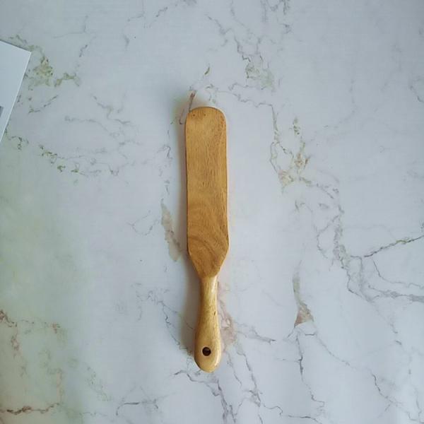 Eco Friendly Kitchen Utensil Set Acacia Wood Salad Stir Sauce Spatula