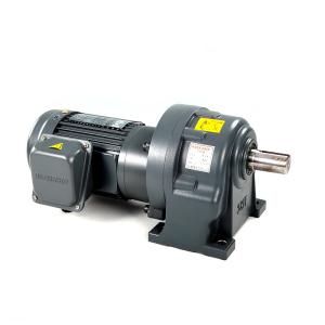 China Helical Gear AC Motor Single Phase Geared Motor Reduction Ratio 1:50 on sale