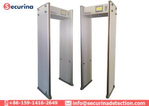 Wholesale DC 100-240V Adapter Door Frame Metal Detector 7'' LCD Display Two LED Light Bar Alarming from china suppliers