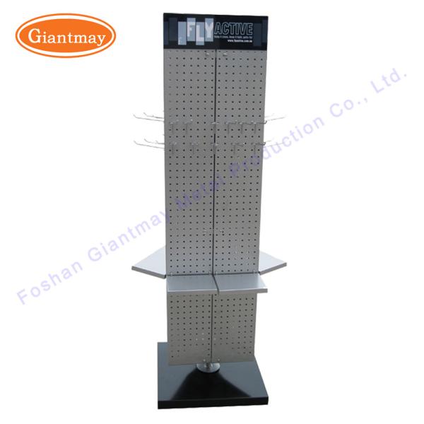 Quality Hardware Merchandise Turntable Rack Rotating Pegboard Display Stand for sale