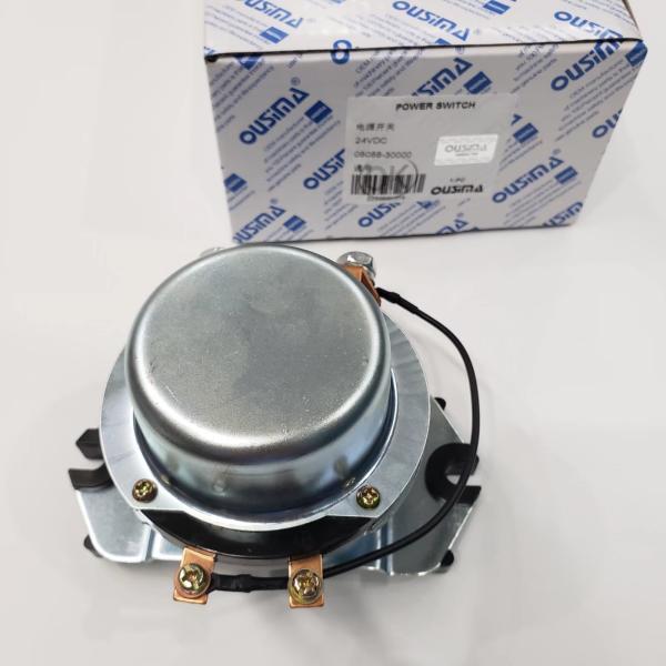 Pc200-6 Excavator Glow Plug Timer Relay , 24v Battery Relay Switch 08088-30000