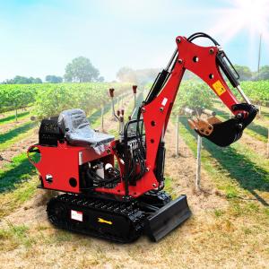 Wholesale High Fuel Efficiency 0.8 T Crawler Mounted Hydraulic Excavator Mini Garden Digger from china suppliers