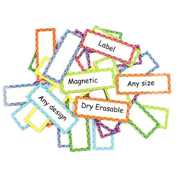 Printable Reusable Magnetic Dry Erase Labels Removable Whiteboard Label Magnets