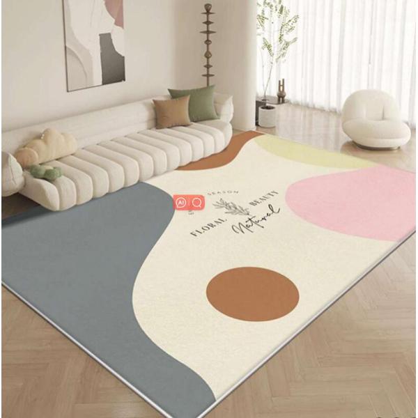 Imitation Cashmere Simple Living Room Floor Rugs Cashmere-Like Acrylic Yarns With Special Style