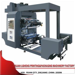 Wholesale 2 color flexo printing machine for texbile / fabric material , PLC touch screen from china suppliers