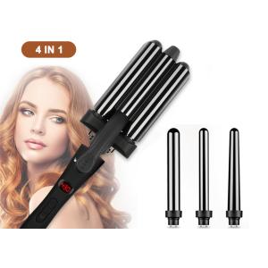 Wholesale Ceramic Tourmaline Barrels Interchangeable Curling Iron Set LCD Temp Control from china suppliers