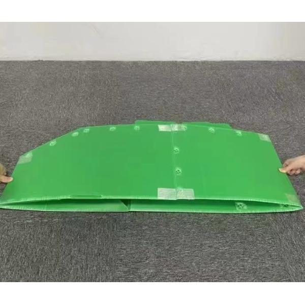 Corrugated Polypropylene Hollow Sheet Green Folding Correx Box