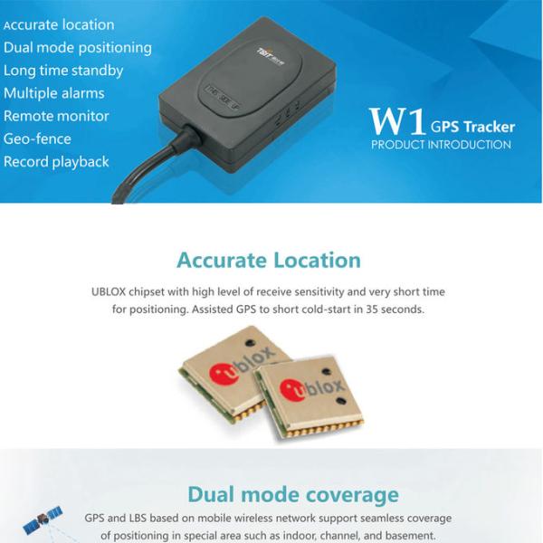 UBLOX-7020 GPS Tracker With 3D Acceleration Sensor For Motorcycle/Electrical Bike