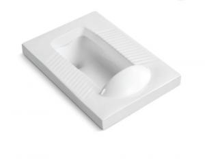 Wholesale Ivory Squat Pan Toilet Porcelain Squat Toilet 300mm 400mm Roughing In from china suppliers
