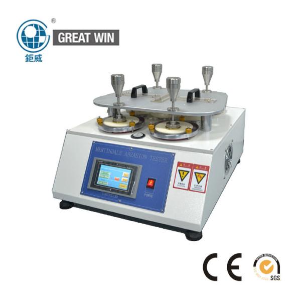 Quality Fabric Abrasion Lab Testing Machine 4Pcs Sampling 570 * 640 *3 40MM for sale