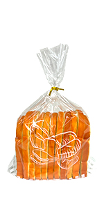 Clear plastic bread bag for homemade