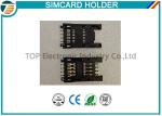 Simple Board Guide Micro SIM Card Holder Surface Mount Right Angle