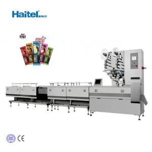 Multi-servo feed processing machine Horizontal chocolate Candy Bar flow Packing