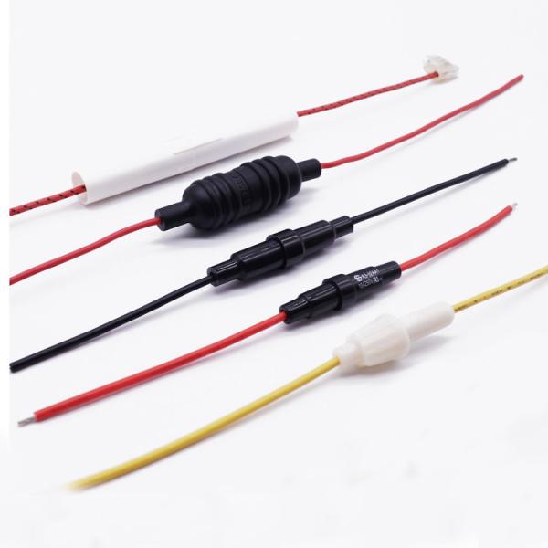 Quality Standard Glass Style Fuse AGC Inline Fuse Holder Push Together Inline Holder Fuse Base With Cable Wire Porte Fusible for sale