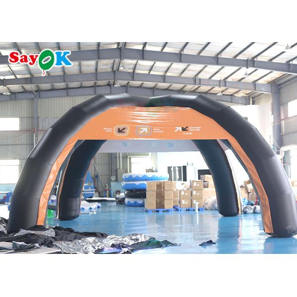 Custom PVC 7x4m Inflatable Air Tent Support Structure Blow Up Spider Tent