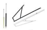 Invisible Flat Push Dining Table Rail Folding Support Ball Bearing Concealed