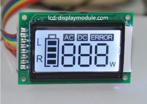 China TN 7 Segement Dot Matrix LCD Display Module 3 Digital Display With White Backlight on sale