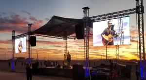 China P2.6 500x500mm Stage Rental Led Display Modular Design No Fan Fast Setup / Dismantling on sale