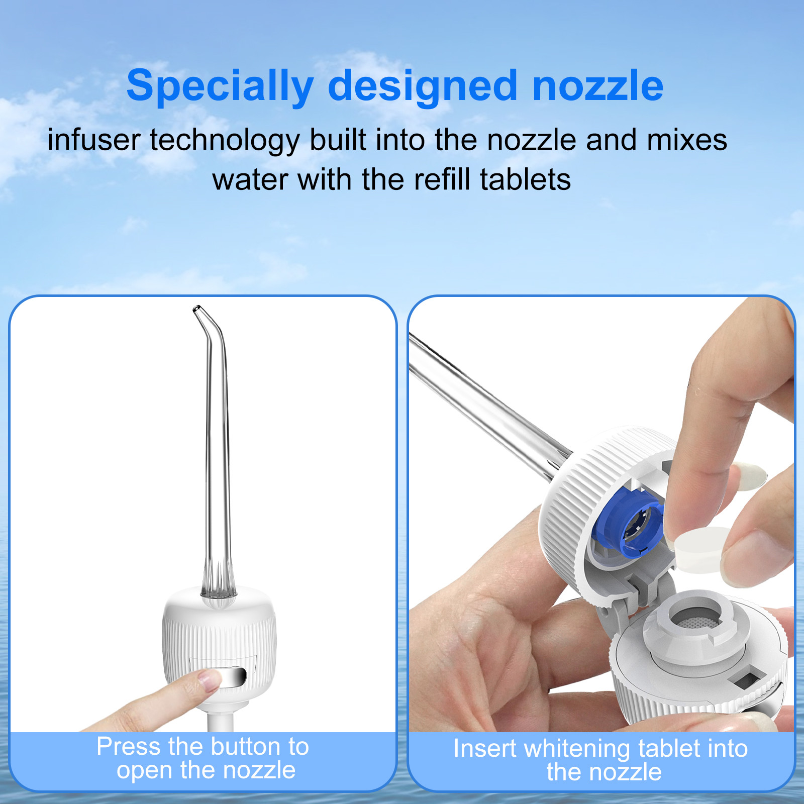 Wholesale Hotel Water Pulse Cordless High Water Pressure 3 Modes 300ml Capacity Portable Dental Irrigator Oral Cleaner Water Flosser from china suppliers
